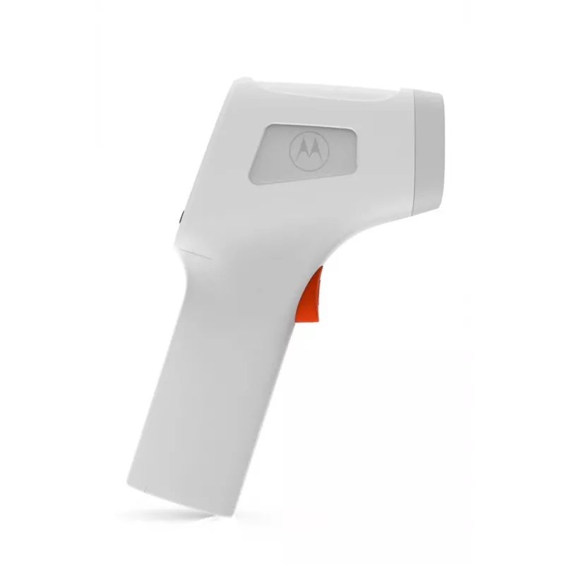 Motorola TE-93 contactloze voorhoofdthermometer wit voorhoofd knoppen