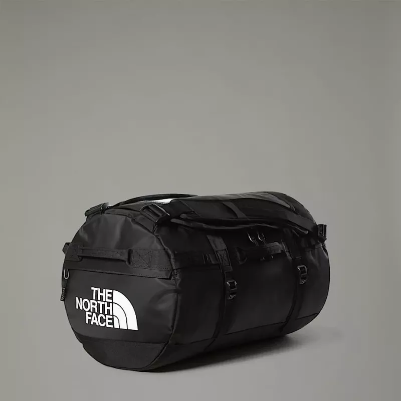 Duffelbag The North Face Base Camp S — 50 L, nylon/polyester, zwart/wit