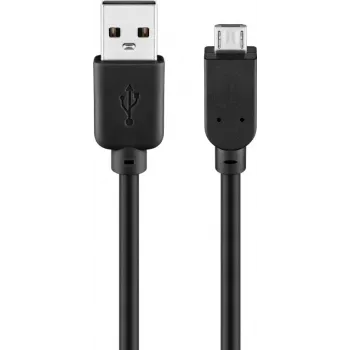 Wentronic 93918 mobiele-telefoonkabel zwart