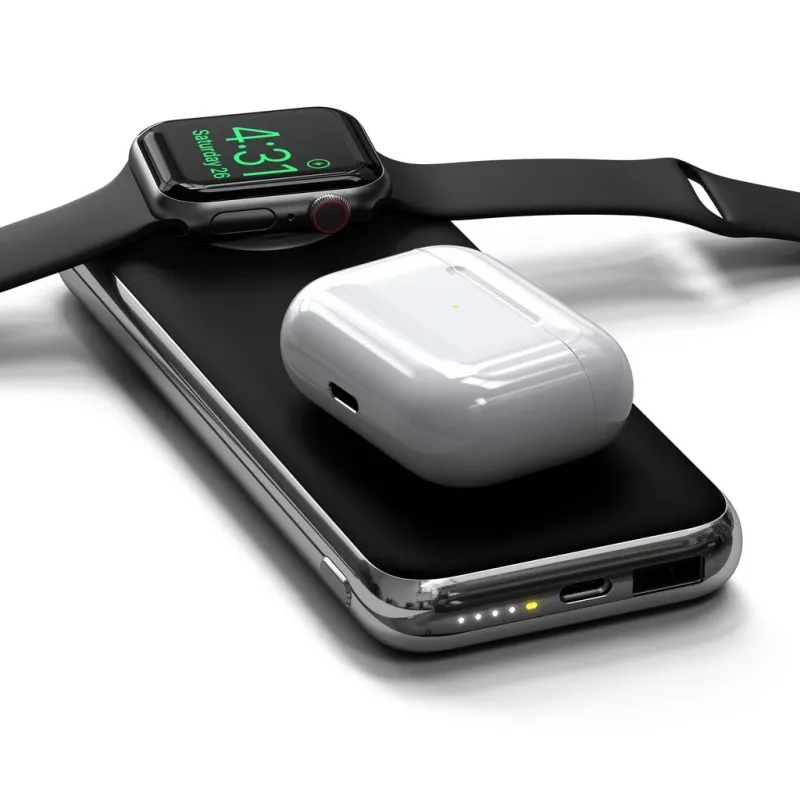 Satechi Quatro draadloze powerbank ST-UC10WPBM, 10000 mAh, zwart