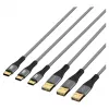 EFB Elektronik USB-A naar USB-C kabelset 60W QC 3A 3x2m - Digitaal/Data (USB-AC-00008)