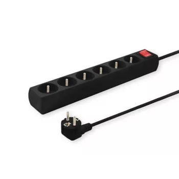 SAVIO LZ-04 stekkerdoos zwart