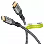 Plus High-Speed HDMI-kabel met Ethernet, 4K @ 60Hz (grijs, 15 meter)