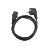 Gembird PC-186 stroomkabel zwart 1,8 m CEE7/4 C14 koppeling