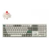 Mechanisch full-size toetsenbord Keychron Q6 Max – rode switches, witte behuizing
