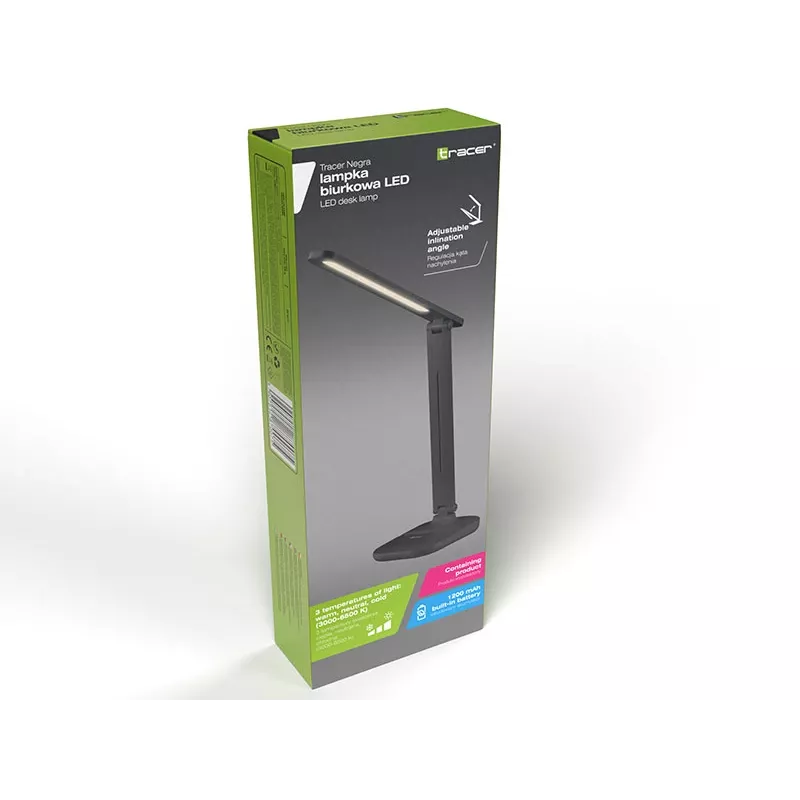 Tracer LED bureaulamp Negra zwart TRAOSW47185