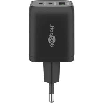 Goobay 64753 oplader voor mobiele apparaten koptelefoons - smartphone - tablet zwart AC snelopladen binnen (64753)