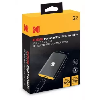 Draagbare SSD Kodak X210 S 3.2 Gen2 2 TB EKSSD2TX210SK