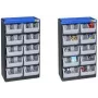 Kleinonderdelenmagazijn allit VarioPlus Pro 53/20 b x h d 300 525, modulair opslagbakken-systeem