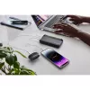 Powerbank INTENSO 7350050 — 20000 mAh, 1× USB-A + 2× USB-C, 100 W totale uitgangsvermogen, zwart/grijs