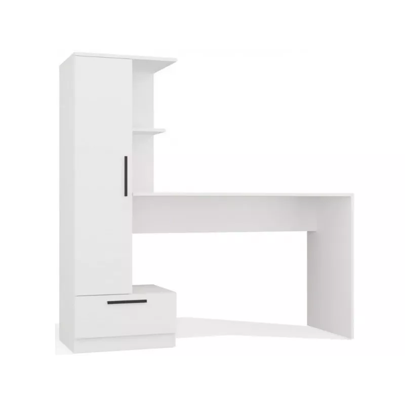 Cosmo bureau + rek set, wit