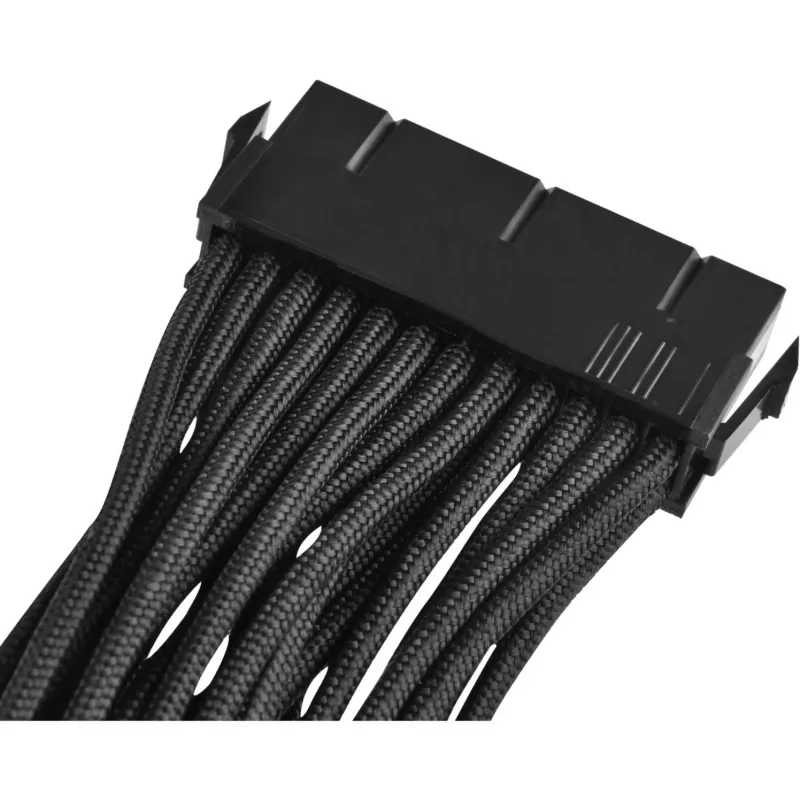 SilverStone SST-PP07-MBB 24-pins ATX-verlengkabel, 30 cm, zwart