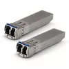 Extralink SFP+ 10G 2-pack | SFP+-module | 10Gbps, LC/UPC, 1310nm, 10km, singlemode, DOM
