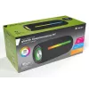 Draagbare stereoluidspreker TRACER Stripe zwart — 10 W RMS, Bluetooth/bedraad, USB-A & USB-C, MicroSD, ingebouwde accu (tot 5 uur)