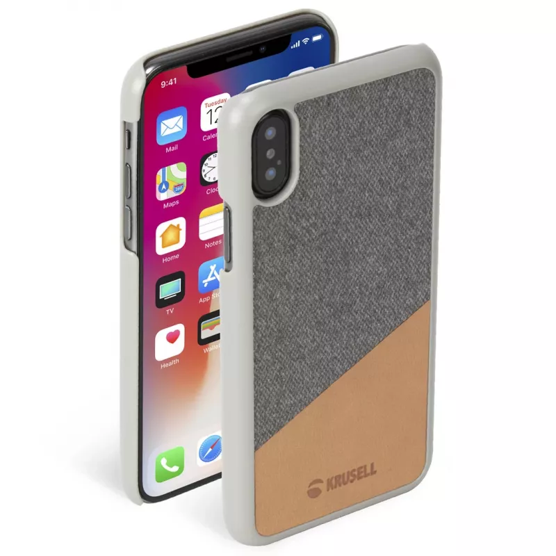 Hoesje Krusell Tanum iPhone X/XS 14,7 cm (5,8 inch) beige