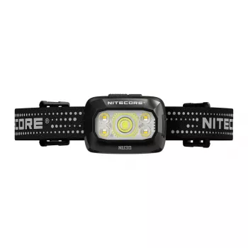 Hoofdlamp Nitecore NU30 — compacte, draagbare LED-hoofdlamp, tot 500 lumen, meerdere vermogensstanden, roodlichtmodus