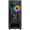 PC-behuizing Montech X5 midi tower zwart ATX 3x 140mm-ventilator
