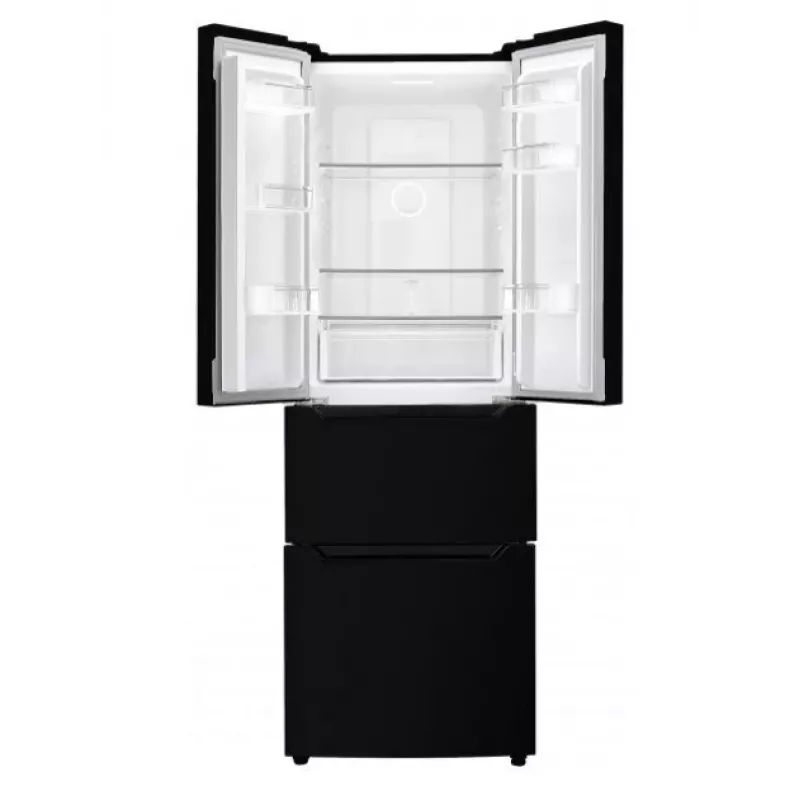 French-door koel-vriescombinatie Sam Cook PSC-WG-1020AA/B 351 l, energie-efficiëntieklasse E, zwart