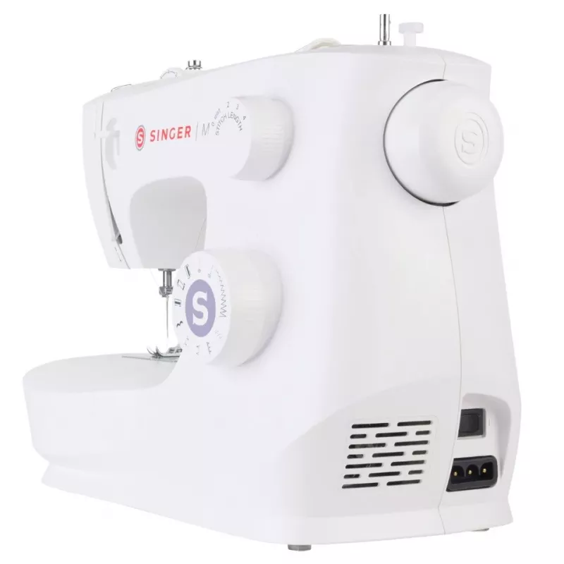 Mechanische SINGER-naaimachine M2505 – 10 steken, automatische knoopsgat, vrije arm, wit