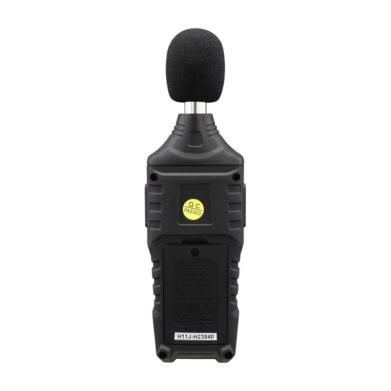 Digitale decibelmeter Habotest HT622B — geluidsniveaumeter met A/C-weging, USB-interface