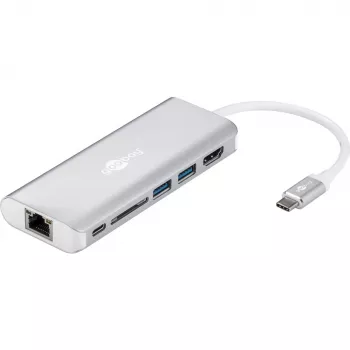 Wentronic goobay - Dockingstation - (USB-C) - 10Mb LAN (76788)