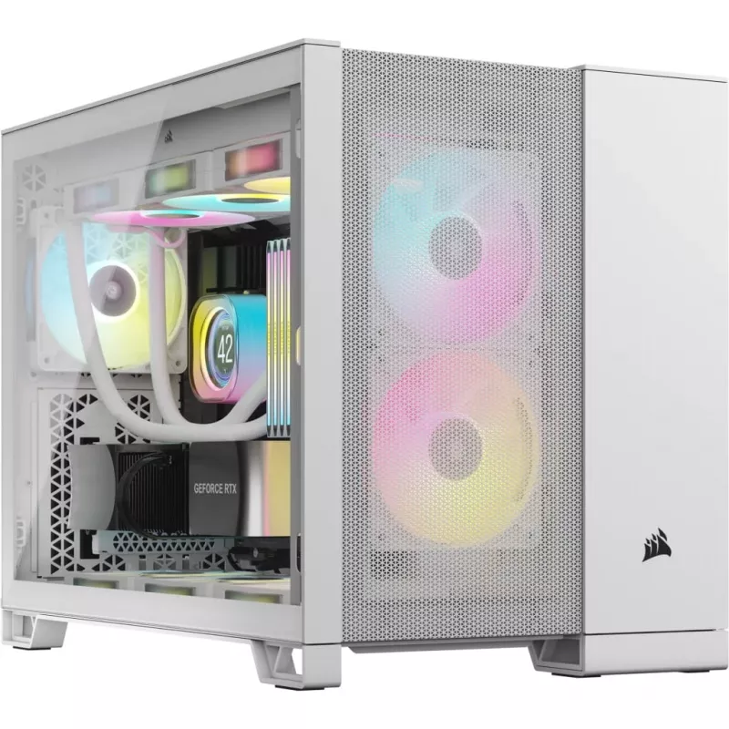 Corsair 2500D AIRFLOW Micro ATX Dual Chamber pc-behuizing – wit CC-9011264-WW