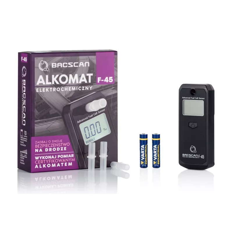 BACscan F-45 alcoholtester 0 - 4% zwart