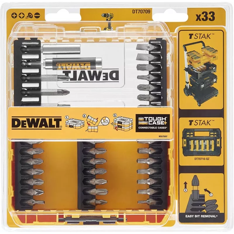 DeWALT DT70709-QZ schroefbits 33 st.