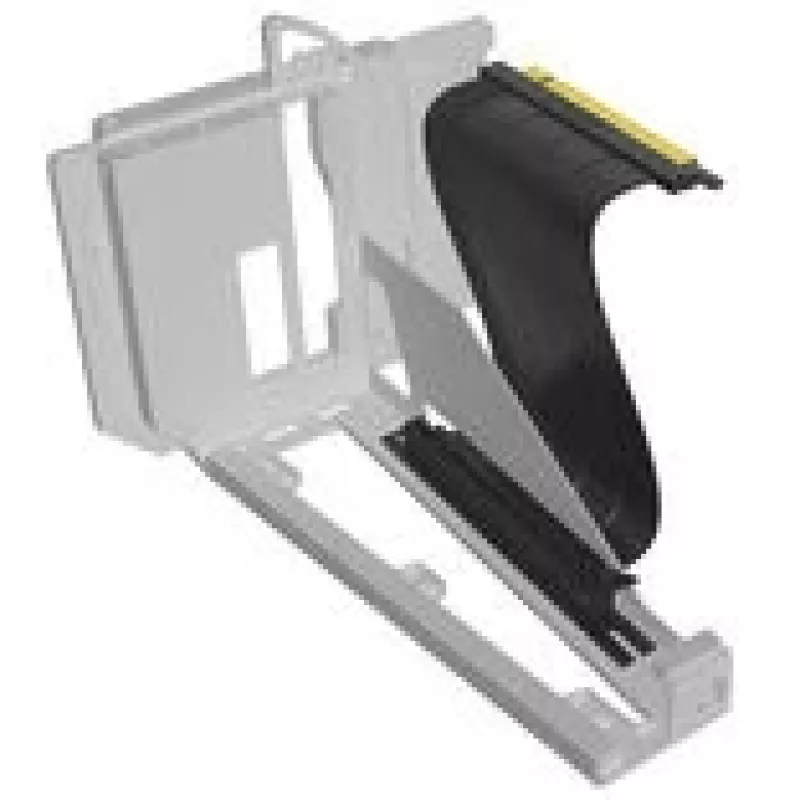 Lian Li PW-PCI-520X flatcable PCI-E x16 naar PCI x16 zwart 0,2m