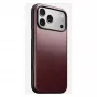 Leren hoesje Nomad Modern voor iPhone 17 Pro Max (6,9 inch) – bordeaux, leer+TPU+PC