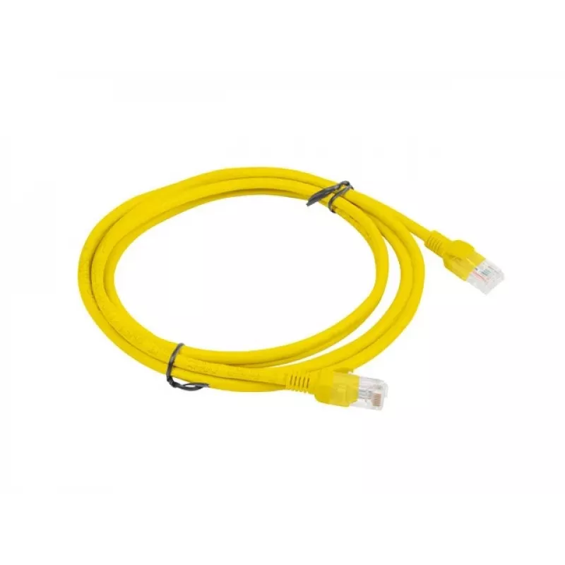 PATCHCORD Cat.5E UTP 2M geel FLUKE PASSED LANBERG 10-PACK