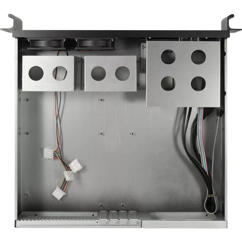 Inter-Tech 2U-K-240L 2U rackserverbehuizing voor Micro-ATX, zwart