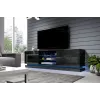 Cama TV-kast QIU 200 MDF zwart glanzend/zwart glanzend