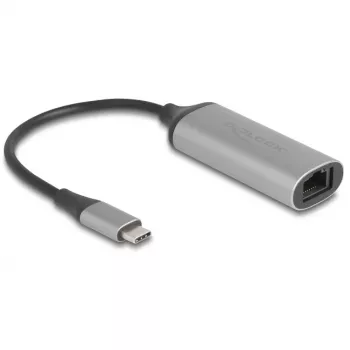 DeLOCK 81570 kabeladapter USB Type-C RJ-45 0,15 m antraciet