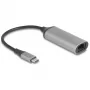 DeLOCK 81570 kabeladapter USB Type-C RJ-45 0,15 m antraciet