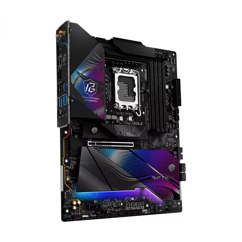 Moederbord ASRock Z890 Riptide WiFi — Intel Z890, LGA1851, ATX, DDR5, 4 DIMM, Wi-Fi 7, 2.5Gb LAN, Thunderbolt 4
