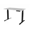 Elektrisch hoogteverstelbaar bureau cama meble MOON 121x67x72–120 cm, rechthoekig spaanplaat tafelblad, 100–240V