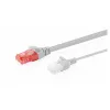 Patchkabel DIGITUS CAT6 U-UTP slank 1 m, grijs