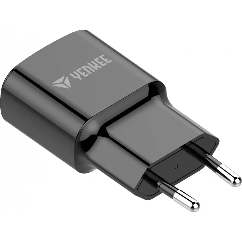 Net-USB-A-oplader YENKEE YAC 2013BK — 12 W, 2,4 A uitgang