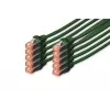 DIGITUS CAT6 S/FTP patchkabel, 0,25 m, groen, 10-pack