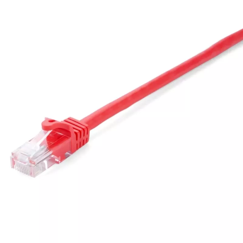 Netwerkkabel V7 CAT6 Ethernet UTP RJ-45 Cat6 1m rood
