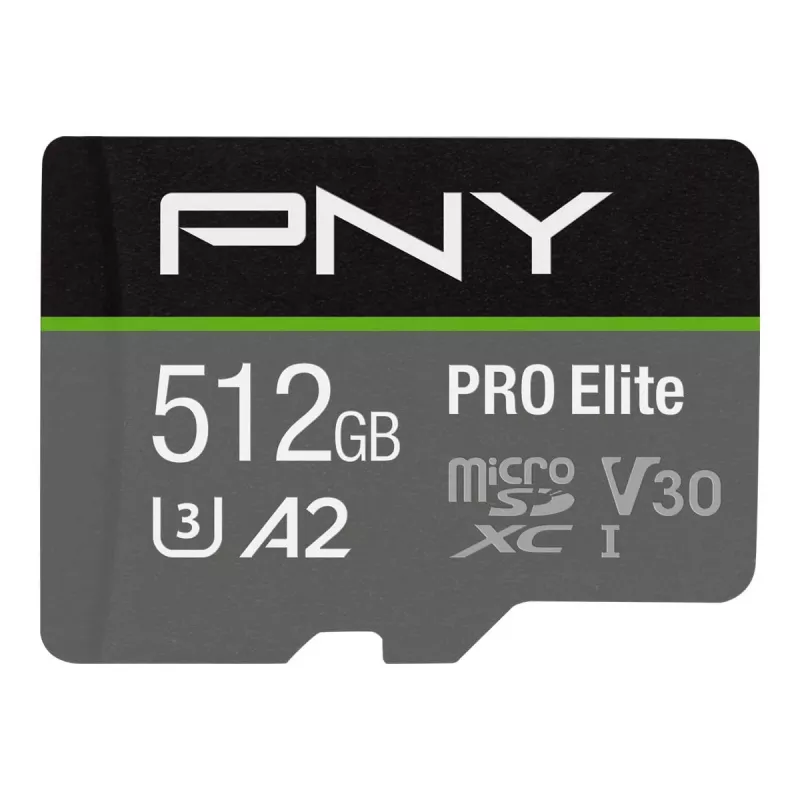 Flashgeheugen PNY 512GB microSDXC Class 10 P-SDUX512U3100PRO-GE