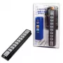 LogiLink UA0096 USB-hub 480 Mbit/s zwart