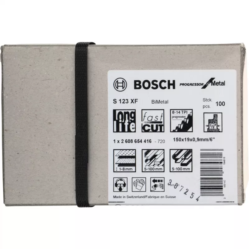 Reciprozaagblad Bosch S 123 XF Progressor for Metal