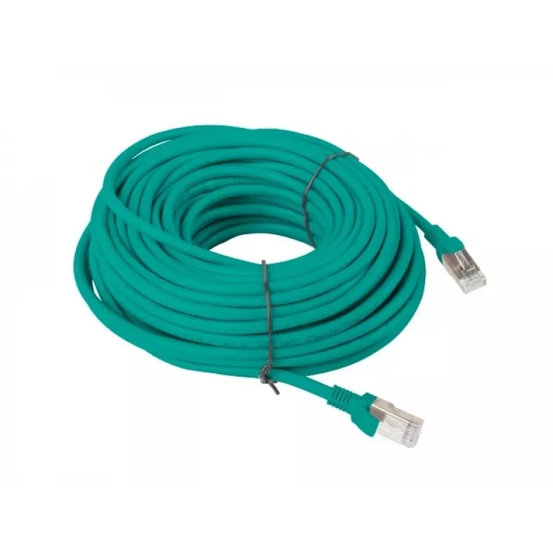 Netwerkkabel LANBERG PCU5-10CC-2000-G RJ-45 Cat5e 20 m groen, U/UTP, CCA, 100 MHz
