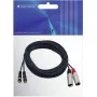 Omnitronic 3022522E audiokabel 6 m 2 x XLR (3-pin) 2 x RCA zwart (3022522E)