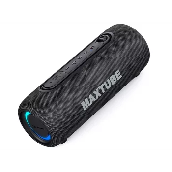 Luidspreker TRACER MaxTube 20W TWS Bluetooth, zwart — draagbaar draadloos geluid, stereogeluid