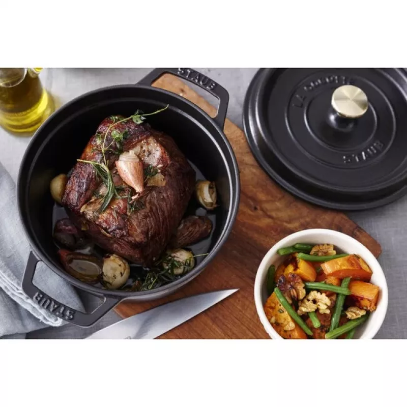 Braadpan ZWILLING STAUB LA COCOTTE 5,25 L rond gietijzer, geëmailleerd, deksel inbegrepen