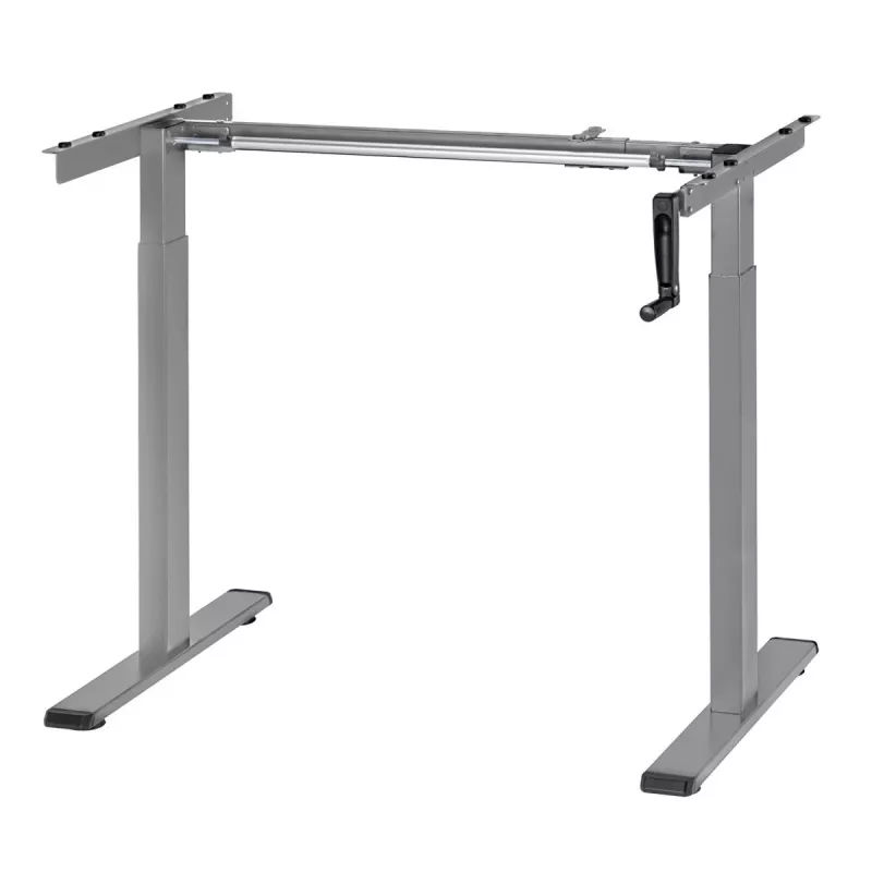 Handmatig in hoogte verstelbaar bureau MACLEAN MC-790NG — max. belasting 60 kg, max. hoogte 120 cm