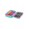 Etui Coolpack Jumper 2 – dubbeldeks ontwerp, rits, stofoppervlak